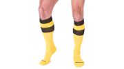 CHAUSSETTES FOOTBALL HAUTE JAUNE - BARCODE BERLIN