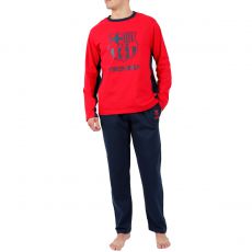 PYJAMA MANCHES LONGUES + PANTALON BARCA MARINE 54891 - ADMAS