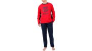 PYJAMA MANCHES LONGUES + PANTALON BARCA MARINE 54891 - ADMAS