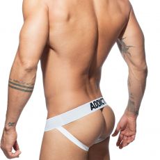JOCK STRAP PUSH UP EN MESH BLANC AD773 - ADDICTED