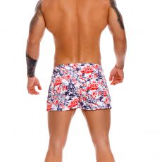 MINI SHORT DE BAIN JAMES BLEU/BLANC/ROUGE 1159 - JOR