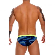 SLIP DE BAIN BIKINI WAVES MILITAIRE BLEU 1143 - JOR