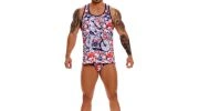 TANK TOP JAMES BLEU/BLANC/ROUGE 1123 - JOR