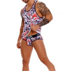 TANK TOP JAMES BLEU/BLANC/ROUGE 1123 - JOR