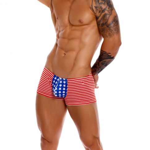 BOXER USA ROUGE/BLANC 1111 - JOR