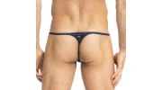 STRING EWAN EN VELOUR BLEU - L'HOMME INVISIBLE