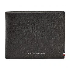 PORTEFEUILLE HORIZONTAL BUSINES CC FLAP AND COIN NOIR  - TOMMY HILFIGER