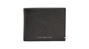 PORTEFEUILLE HORIZONTAL BUSINES CC FLAP AND COIN NOIR  - TOMMY HILFIGER