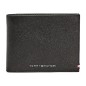 PORTEFEUILLE HORIZONTAL BUSINES CC FLAP AND COIN NOIR  - TOMMY HILFIGER