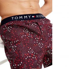 COFFRET CADEAU CHAUSSETTES + CALECON BORDEAUX M01997 - TOMMY HILFIGER