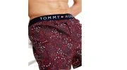 COFFRET CADEAU CHAUSSETTES + CALECON BORDEAUX M01997 - TOMMY HILFIGER