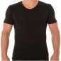 T-SHIRT COL V MICROMODAL NOIR - BIKKEMBERGS