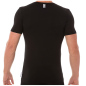 T-SHIRT COL V MICROMODAL NOIR - BIKKEMBERGS