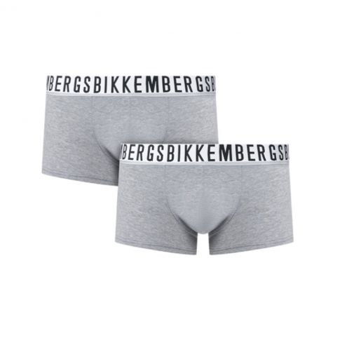 PACK DE DEUX BOXERS GRIS - BIKKEMBERGS