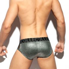 SLIP REPTILE ARGENT UN435 - ES COLLECTION