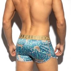 CALECON SATIN WILD BLEU UN439 - ES COLLECTION