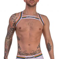 HARNESS BARCODE PRIDE BLANC -  BARCODE BERLIN