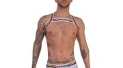 HARNESS BARCODE PRIDE BLANC -  BARCODE BERLIN