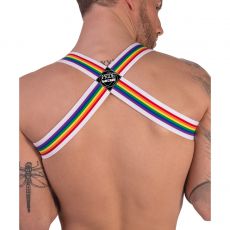 HARNESS BARCODE PRIDE BLANC -  BARCODE BERLIN