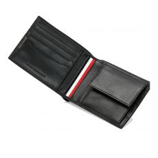 PORTEFEUILLE HORIZONTAL TH DOWNTOWN CC AND COIN NOIR  - TOMMY HILFIGER