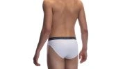 SLIP SPORT MICROFIBRE BLANC RED2059 - OLAF BENZ