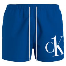 SHORT DE BAIN DRAWSTRING BLEU ROI M00591  - CALVIN KLEIN 