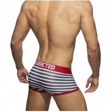 PACK DE 3 BOXERS MESH PUSH UP SAILOR MARINE/JAUNE/ROUGE AD965 - ADDICTED