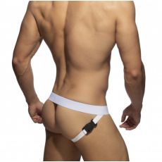 JOCK STRAP CLICK PUSH UP EN MESH BLANC AD946 - ADDICTED