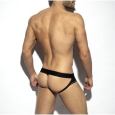 JOCK STRAP LACE LINGERIE DENTELLE NOIR UN460 - ES COLLECTION