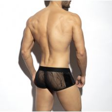 BOXER BRANCHES EN TULLE NOIR UN453 - ES COLLECTION