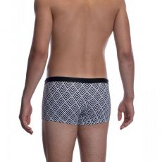 BOXER DE BAIN SURFPANTS NOIR/BLANC BLU2050 - OLAF BENZ