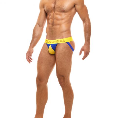 JOCK STRAP SECRET PLEAT BLEU 03111 - MODUS VIVENDI