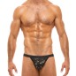 TANGA FLORAL LACE NOIR - MODUS VIVENDI