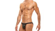 TANGA FLORAL LACE NOIR - MODUS VIVENDI