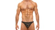 SLIP FLORAL LACE NOIR - MODUS VIVENDI