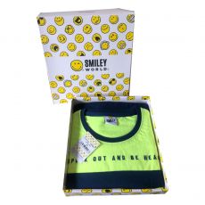 COFFRET PYJAMA MANCHES COURTES + PSHORT SMILEY 55668 - ADMAS