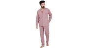 COFFRET PYJAMA MANCHES LONGUES + PANTALON SCARF BORDEAUX - ADMAS