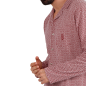 COFFRET PYJAMA MANCHES LONGUES + PANTALON SCARF BORDEAUX - ADMAS
