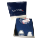 COFFRET PYJAMA MANCHES COURTES + SHORT MOVE FORWARD BLEU - ADMAS