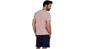 COFFRET PYJAMA MANCHES COURTES + SHORT BRUJULA ROUGE - ADMAS