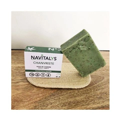 SAVON CHANVRISTE PEAU MATURE SURGRAS 6% - NAVITALYS SAVON CHANVRISTE PEAU MATURE SURGRAS 6% - NAVITALYS