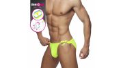 SLIP DE BAIN RING UP JAUNE FLUO ADS246 - ADDICTED
