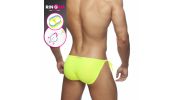 SLIP DE BAIN RING UP JAUNE FLUO ADS246 - ADDICTED