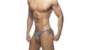 SLIP DE BAIN LEOPARD PACK UP GRIS - ADDICTED