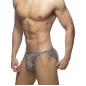 SLIP DE BAIN LEOPARD PACK UP GRIS ADS270 - ADDICTED