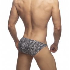 SLIP DE BAIN LEOPARD PACK UP GRIS - ADDICTED