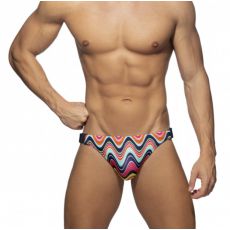 SLIP DE BAIN DOUBLE CLICK MULTICOLORE - ADDICTED