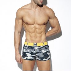 SHORT DE BAIN MOTIF CAMOUFLAGE GRIS 2026 - ES COLLECTION