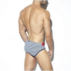 SLIP DE BAIN A RAYURES MARINE 2024  – ES COLLECTION