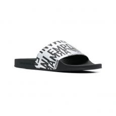 CLAQUETTES LOGOTEES ARGENTEE - ARMANI